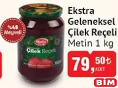 METİN GELENEKSEL ÇİLEK REÇELİ 1 KG METİN GELENEKSEL ÇİLEK REÇELİ 1 KG
